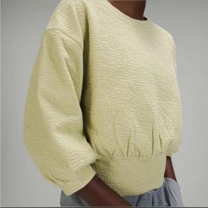 Lululemon Textured Crewneck Pullover